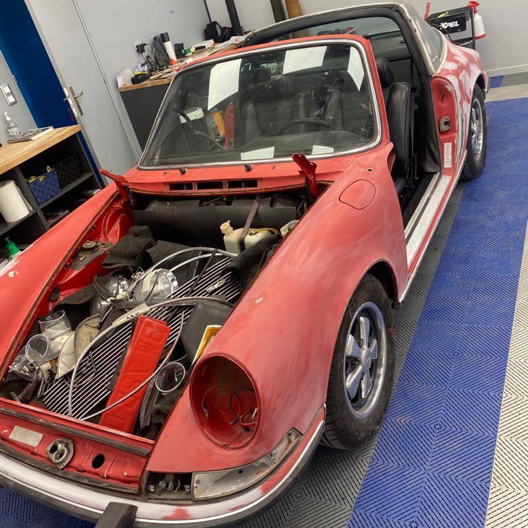 Avant travaux carrosserie peinture