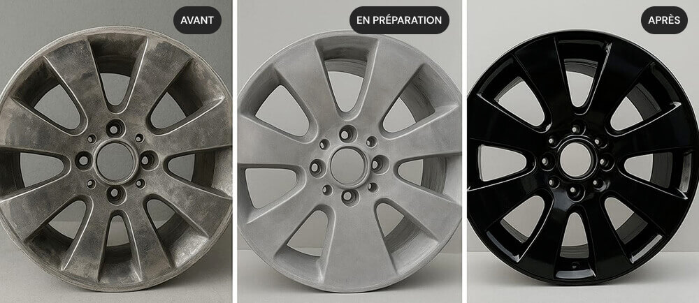 HCA Concept : carrossier à Guérande est le spécialiste de la réparation de jante en Loire-Atlantique