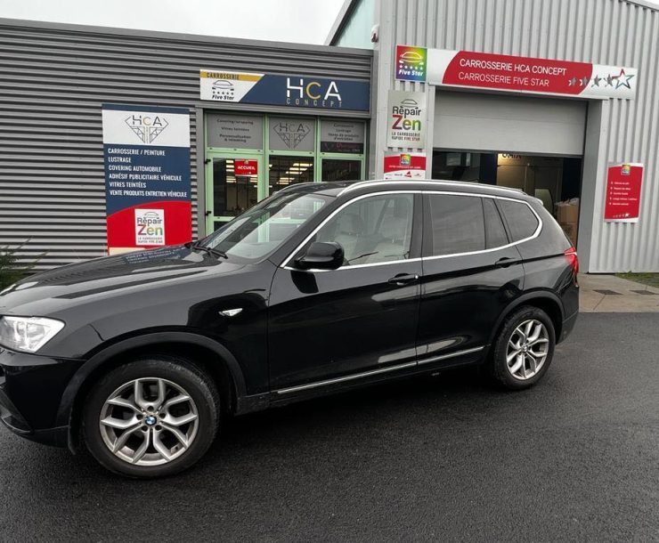 BMW X3 - vitres teintées - Guérande - hca concept