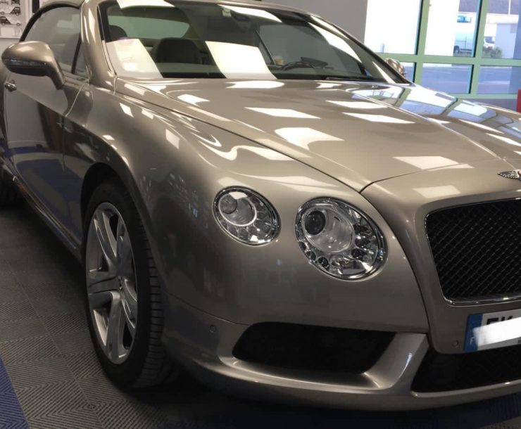 HCA concept Peinture complète pour cette Bentley Continentale Carrosserie Guérande