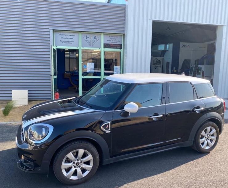 HCA concept Vitres Teintés Mini Countryman  Film teintés Guérande