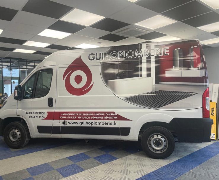 Marquage publicitaire - HCA concept - Guérande - Plomberie